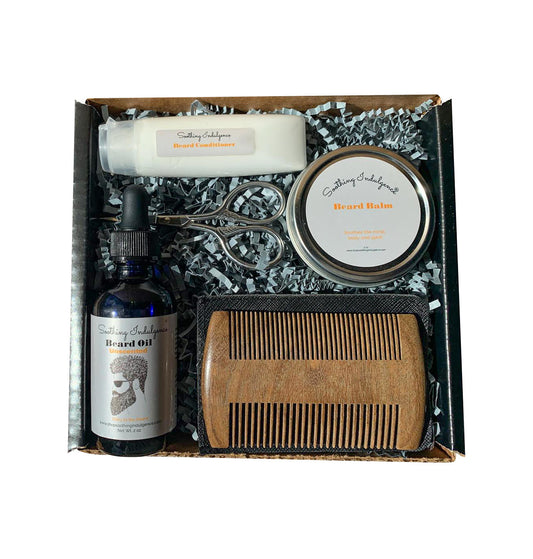 Man Cave Beard Grooming Kit | 100 % Natural | Variety of Scent